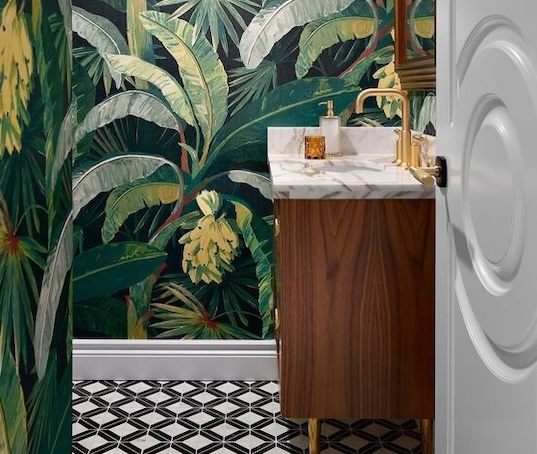 Bathroom ideas – creative ideas with colour, texture, pattern