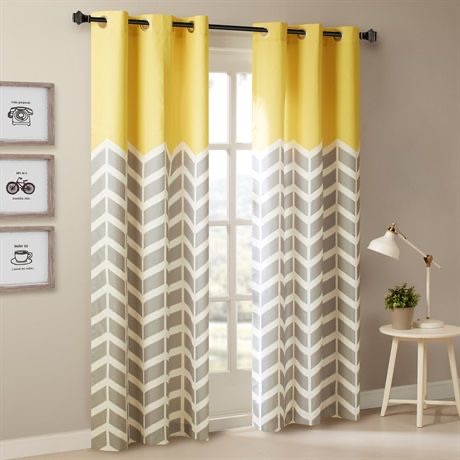 bold patterned curtain styles